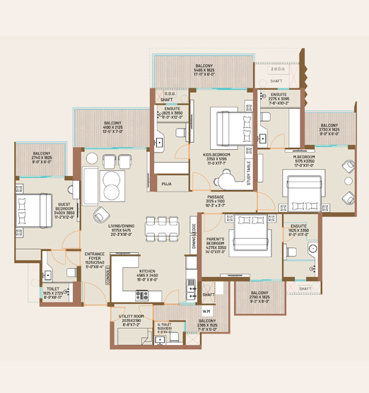 Ivory County Floor Plan